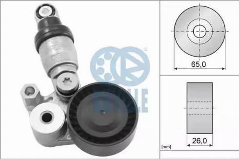 Ruville 57086 - Tendicinghia, Cinghia Poly-V autozon.pro