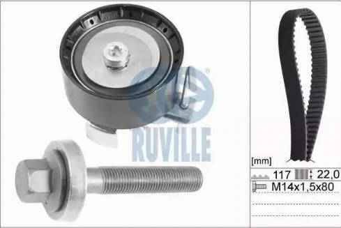 Ruville 5711870 - Kit cinghie dentate autozon.pro