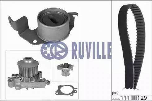 Ruville 57312701 - Pompa acqua + Kit cinghie dentate autozon.pro