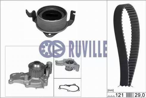 Ruville 57321711 - Pompa acqua + Kit cinghie dentate autozon.pro