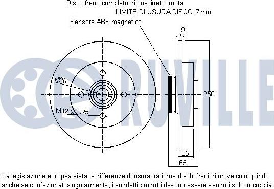 Ruville 221542 - Discofreno autozon.pro