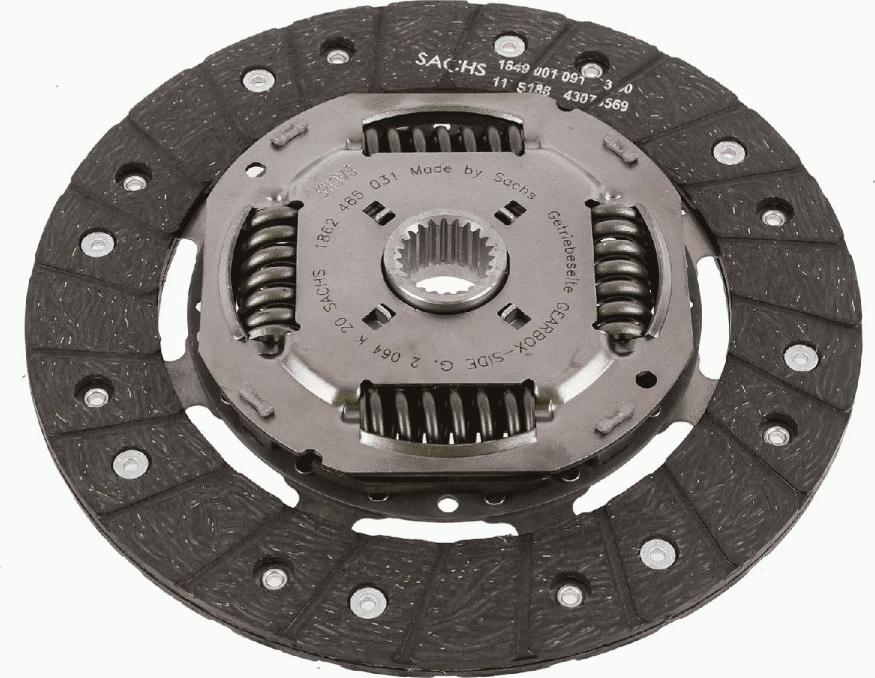 SACHS 1 862 485 031 - Disco frizione autozon.pro