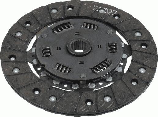 SACHS 1878 600 662 - Disco frizione autozon.pro