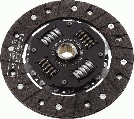 SACHS 1 878 001 031 - Disco frizione autozon.pro