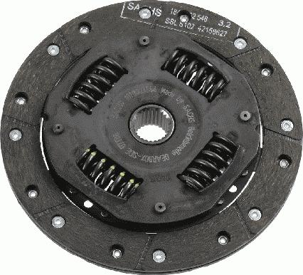 SACHS 1878 003 644 - Disco frizione autozon.pro