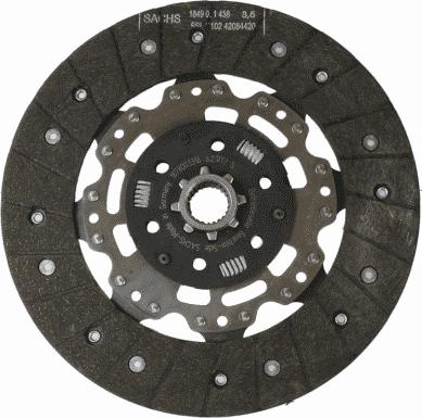 SACHS 1878 003 316 - Disco frizione autozon.pro