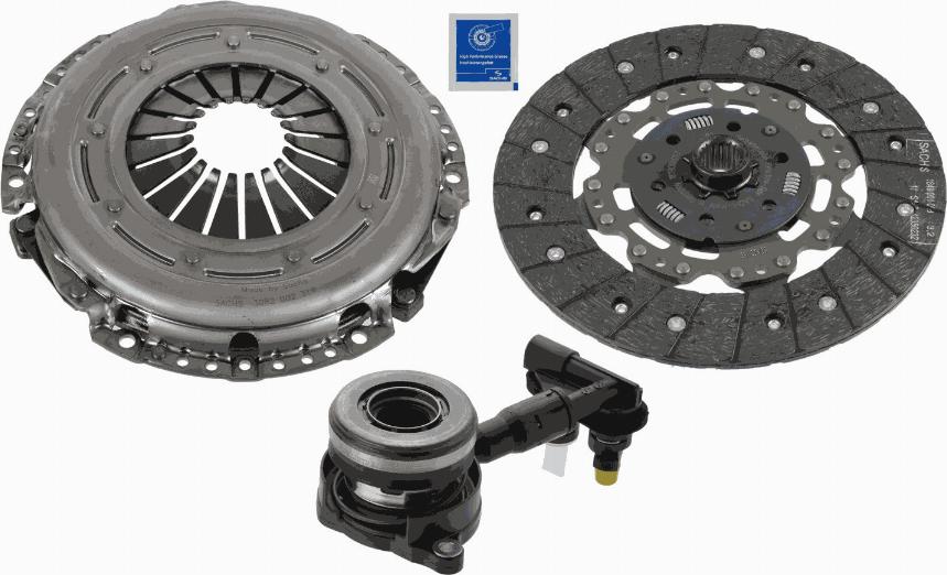 SACHS 3000 990 422 - Kit frizione autozon.pro