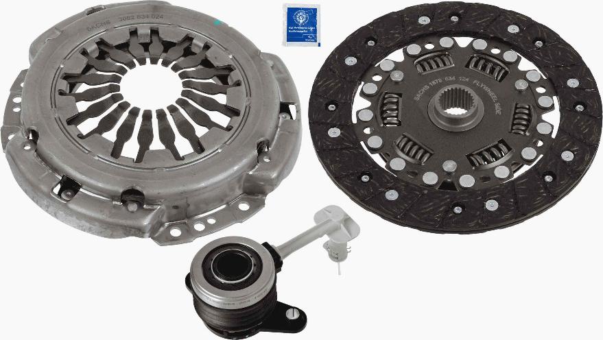 SACHS 3000 990 587 - Kit frizione autozon.pro