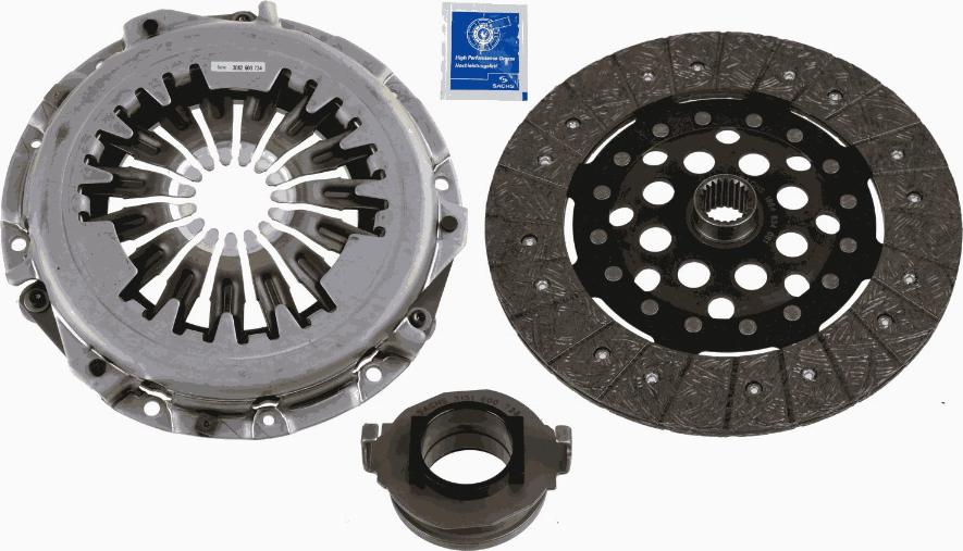 SACHS 3000 954 043 - Kit frizione autozon.pro