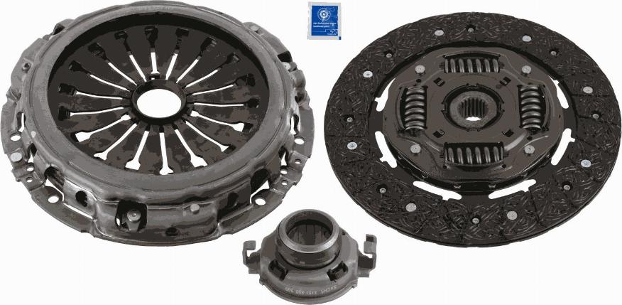 SACHS 3000 951 557 - Kit frizione autozon.pro