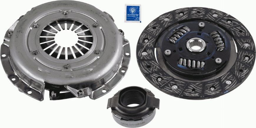 SACHS 3000 517 001 - Kit frizione autozon.pro