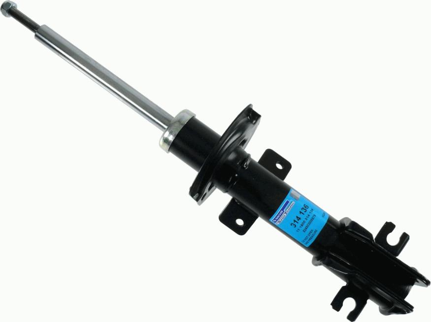 SACHS 314 136 - Ammortizzatore autozon.pro