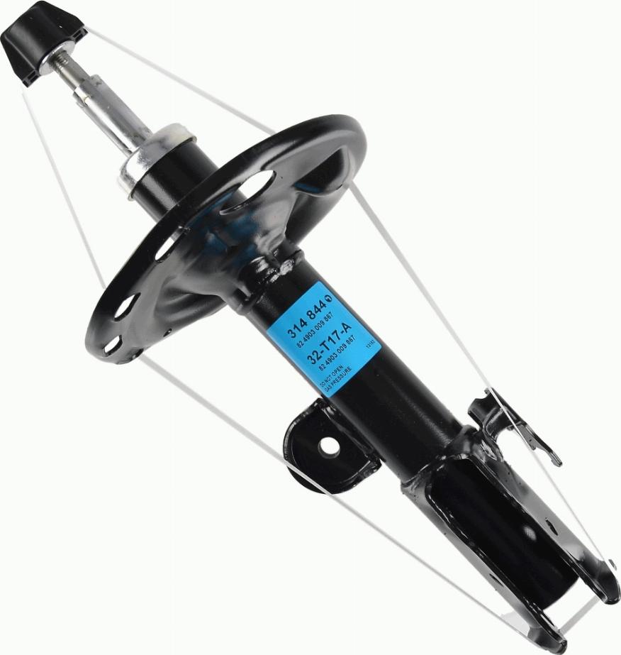 SACHS 314 844 - Ammortizzatore autozon.pro