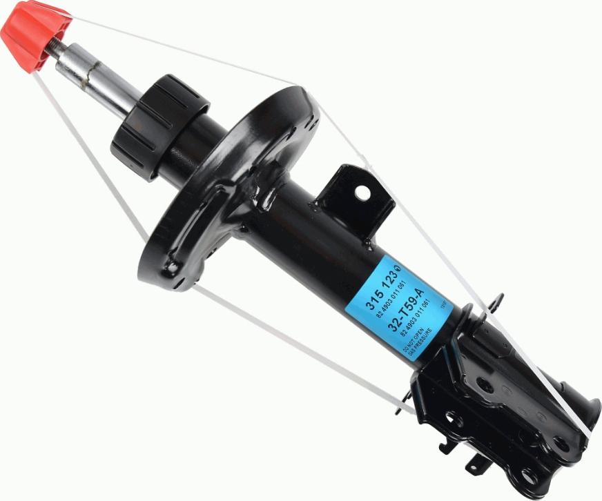 SACHS 315 123 - Ammortizzatore autozon.pro