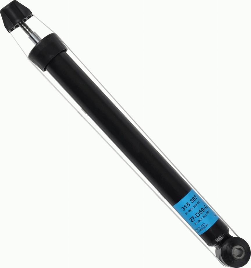 SACHS 315 367 - Ammortizzatore autozon.pro