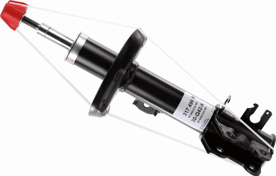 SACHS 317 496 - Ammortizzatore autozon.pro