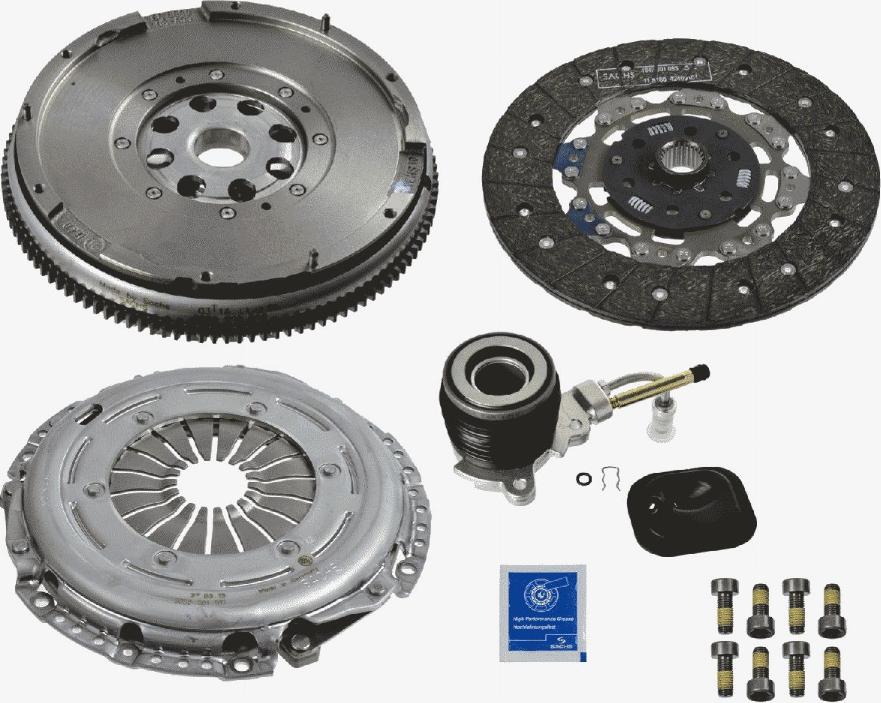 SACHS 2290 601 075 - Kit frizione autozon.pro