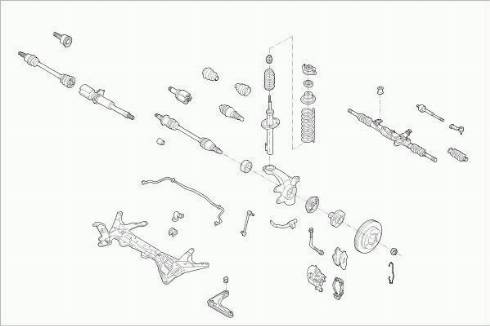 SACHS FORD-ESCOR-FS035 - Sospensione ruota autozon.pro