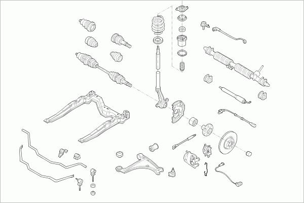 SACHS OPEL-ASTRA-FS014 - Sterzo autozon.pro