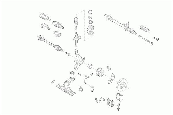 SACHS VW-GOLF-FS043 - Sterzo autozon.pro