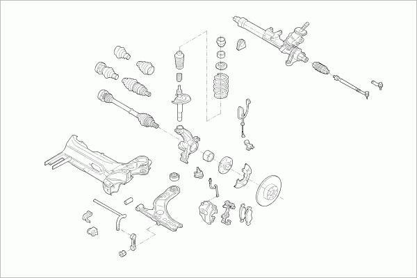 SACHS VW-GOLF-FS070 - Sterzo autozon.pro