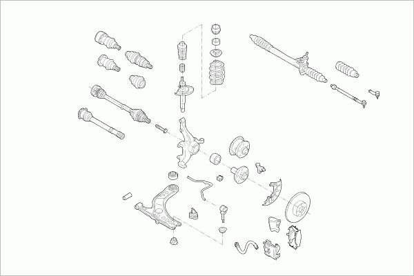 SACHS VW-GOLF-FS041 - Sterzo autozon.pro