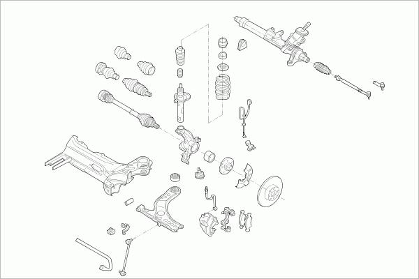 SACHS VW-GOLF-FS071 - Sterzo autozon.pro