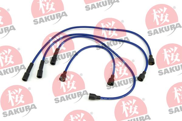 SAKURA 912-80-7080 SW - Kit cavi accensione autozon.pro