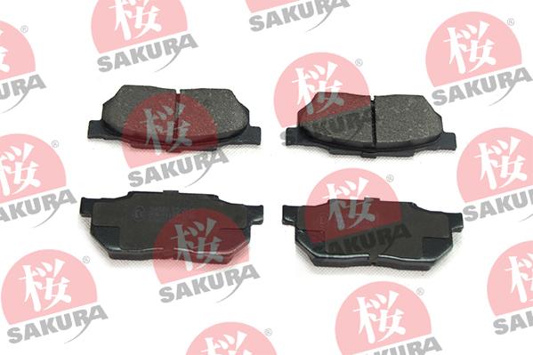 SAKURA 600-40-6660 - Kit pastiglie freno, Freno a disco autozon.pro