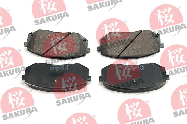 SAKURA 600-03-8862 - Kit pastiglie freno, Freno a disco autozon.pro