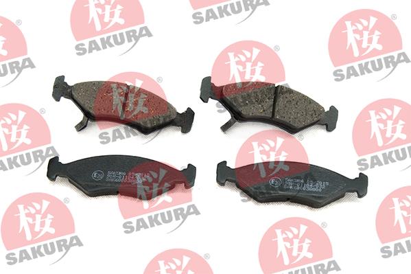 SAKURA 600-03-8800 - Kit pastiglie freno, Freno a disco autozon.pro