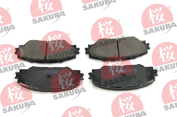 SAKURA 600-10-3997 - Kit pastiglie freno, Freno a disco autozon.pro