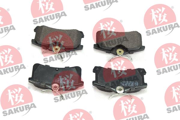 SAKURA 601-20-3755 - Kit pastiglie freno, Freno a disco autozon.pro