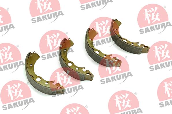 SAKURA 602-40-6650 - Kit ganasce freno autozon.pro