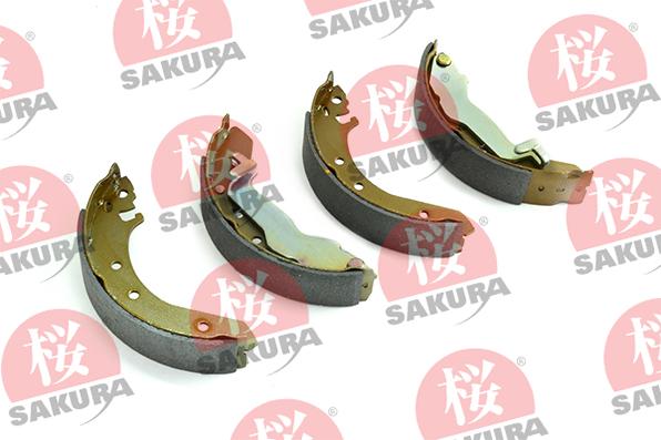 SAKURA 602-40-6665 - Kit ganasce freno autozon.pro