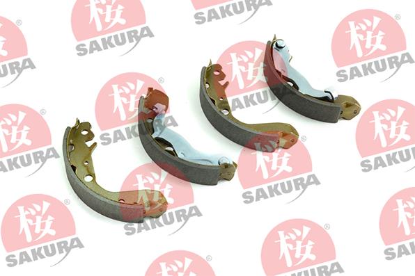 SAKURA 602-40-6605 - Kit ganasce freno autozon.pro