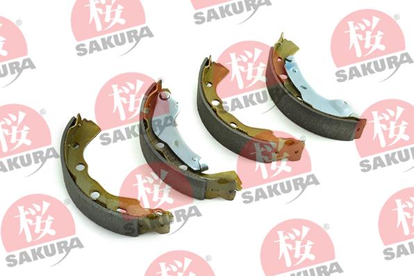 SAKURA 602-50-4280 - Kit ganasce freno autozon.pro