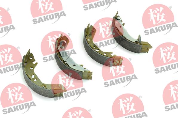 SAKURA 602-00-4615 - Kit ganasce freno autozon.pro