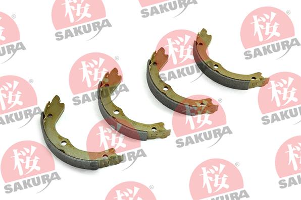 SAKURA 602-00-4021 - Kit ganasce, Freno stazionamento autozon.pro