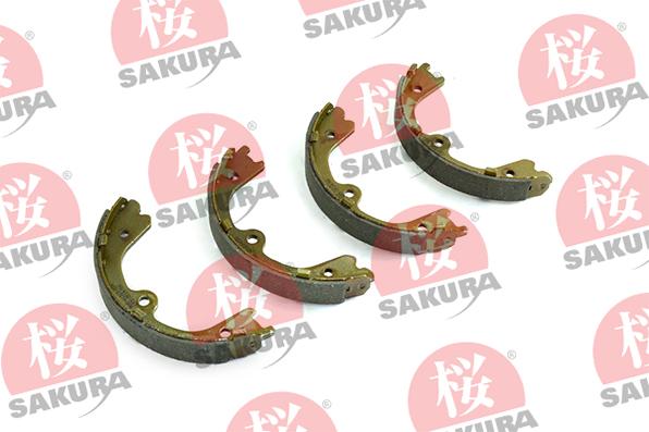 SAKURA 602-00-4121 - Kit ganasce, Freno stazionamento autozon.pro