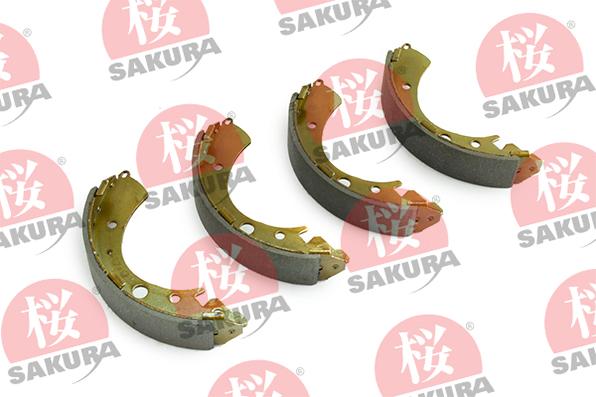 SAKURA 602-00-6662 - Kit ganasce freno autozon.pro