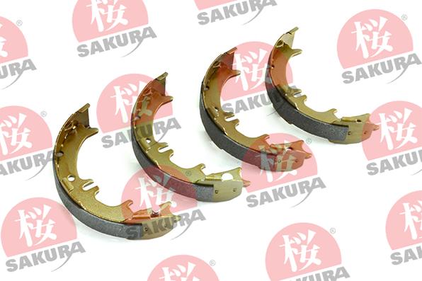 SAKURA 602-00-3716 - Kit ganasce, Freno stazionamento autozon.pro