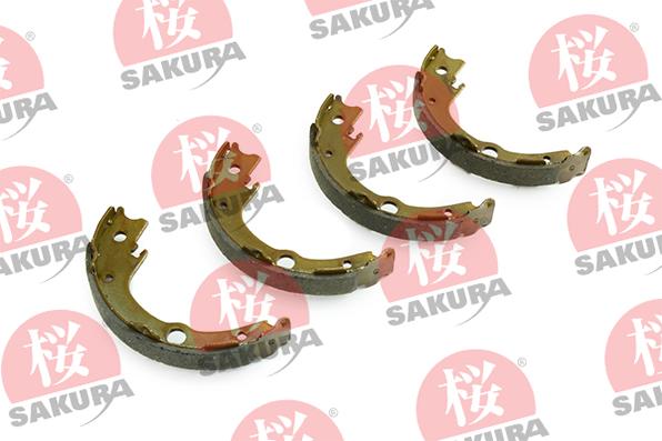 SAKURA 602-00-3718 - Kit ganasce, Freno stazionamento autozon.pro