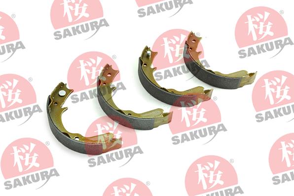 SAKURA 602-00-7636 - Kit ganasce, Freno stazionamento autozon.pro