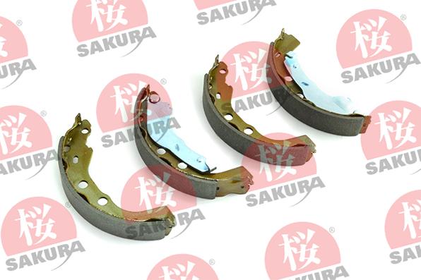 SAKURA 602-00-7000 - Kit ganasce freno autozon.pro