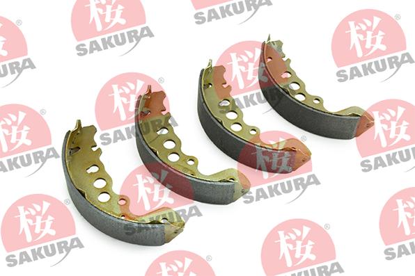 SAKURA 602-00-7080 - Kit ganasce freno autozon.pro