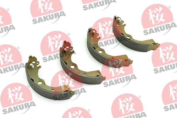 SAKURA 602-10-4090 - Kit ganasce freno autozon.pro