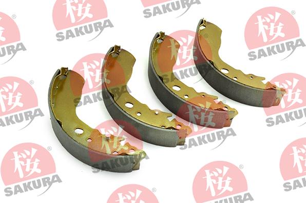 SAKURA 602-80-7070 - Kit ganasce freno autozon.pro