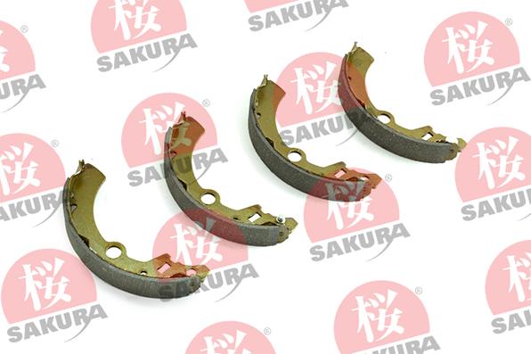 SAKURA 602-80-7140 - Kit ganasce freno autozon.pro