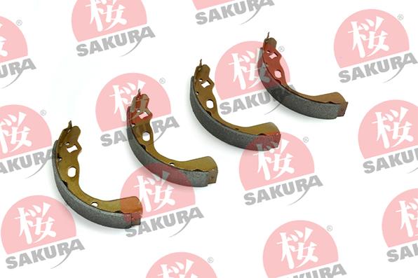 SAKURA 602-30-3550 - Kit ganasce freno autozon.pro